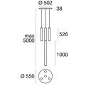 Tu-V Suspension Lamp