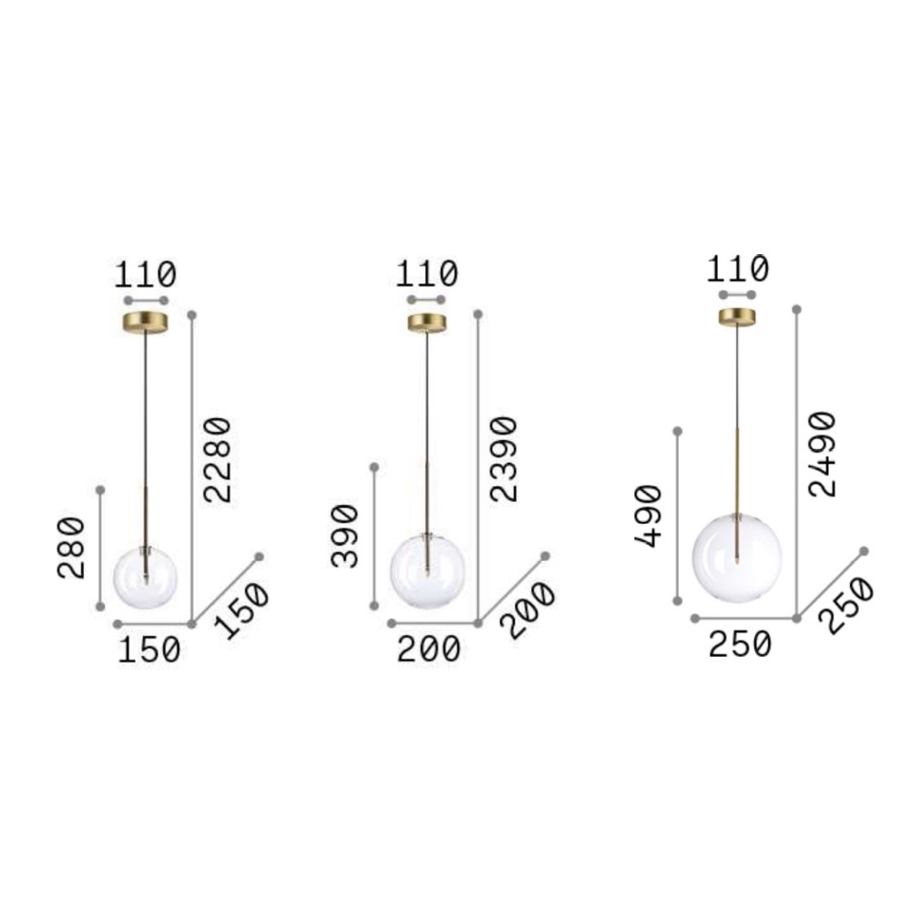 Equinoxe Suspension Lamp