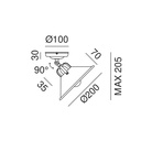 Cascina Ceiling Light