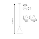 Les Acrobates De Gras N°322 XL Suspension Lamp