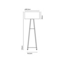 Cala Metal P145 Floor Lamp