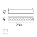 Invisible Recessed Ceiling Light