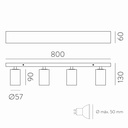 Gina Ceiling Light