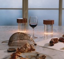 Last Order Fluted Portable Table Lamp