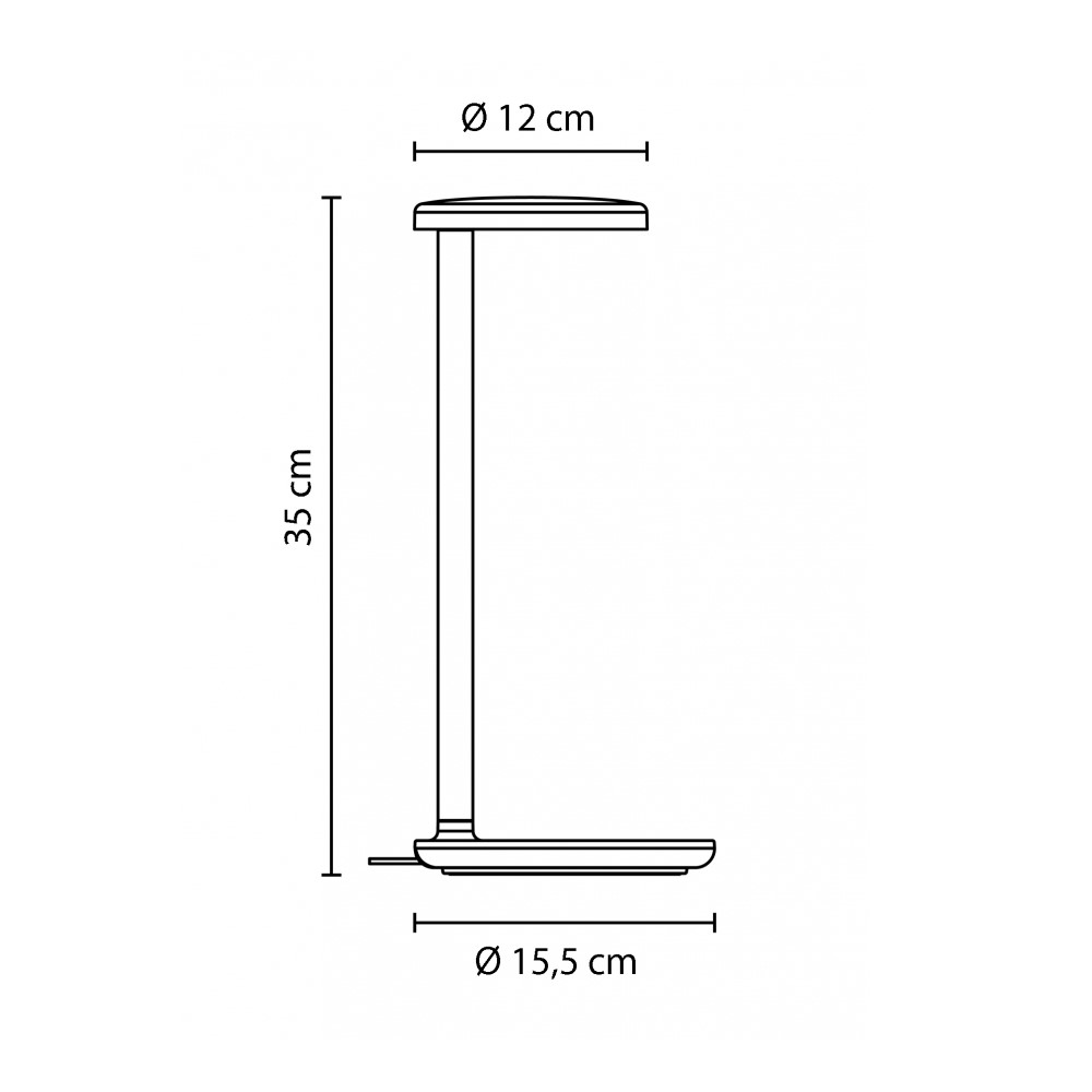 Oblique Portable Table Lamp