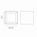 Hamal Outdoor Ceiling Light