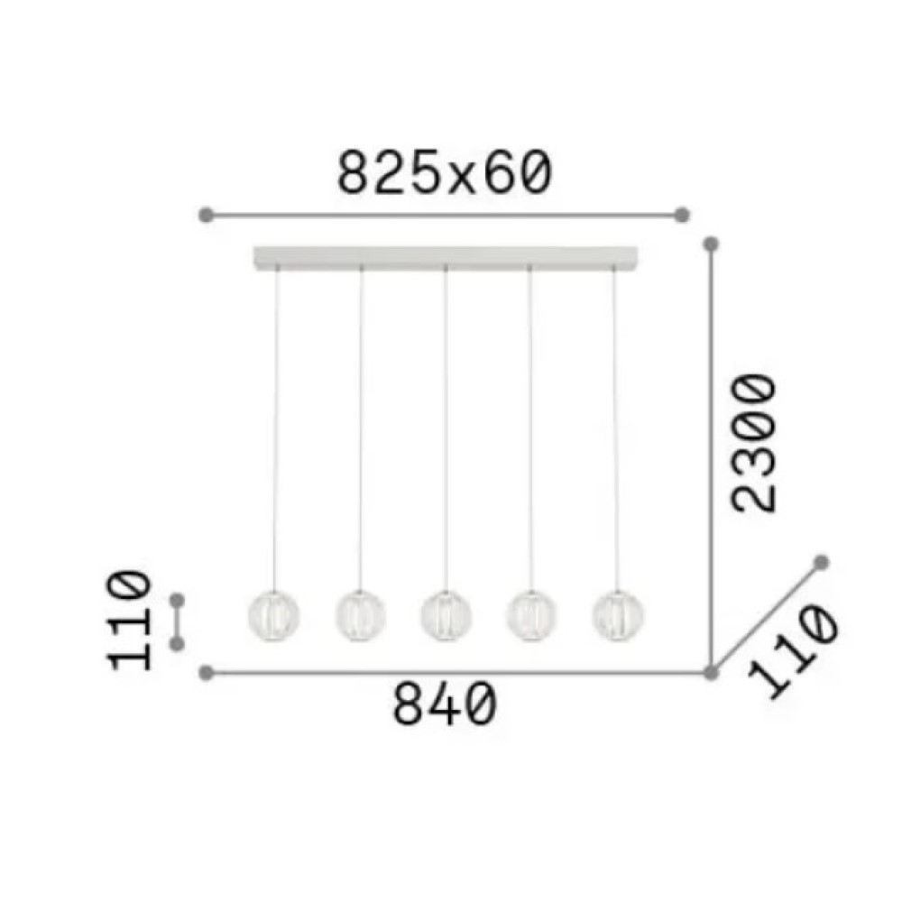 Diamond Suspension Lamp