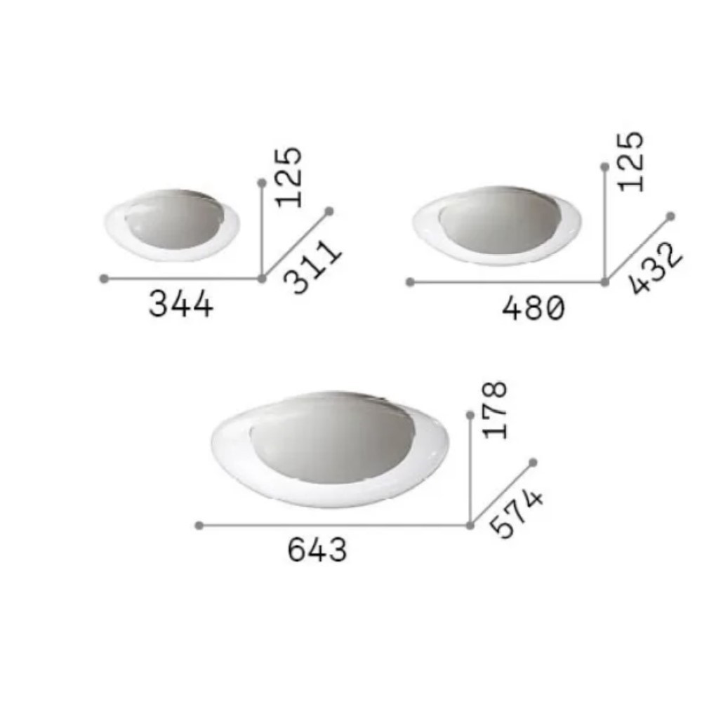 Squish Ceiling and Wall Light