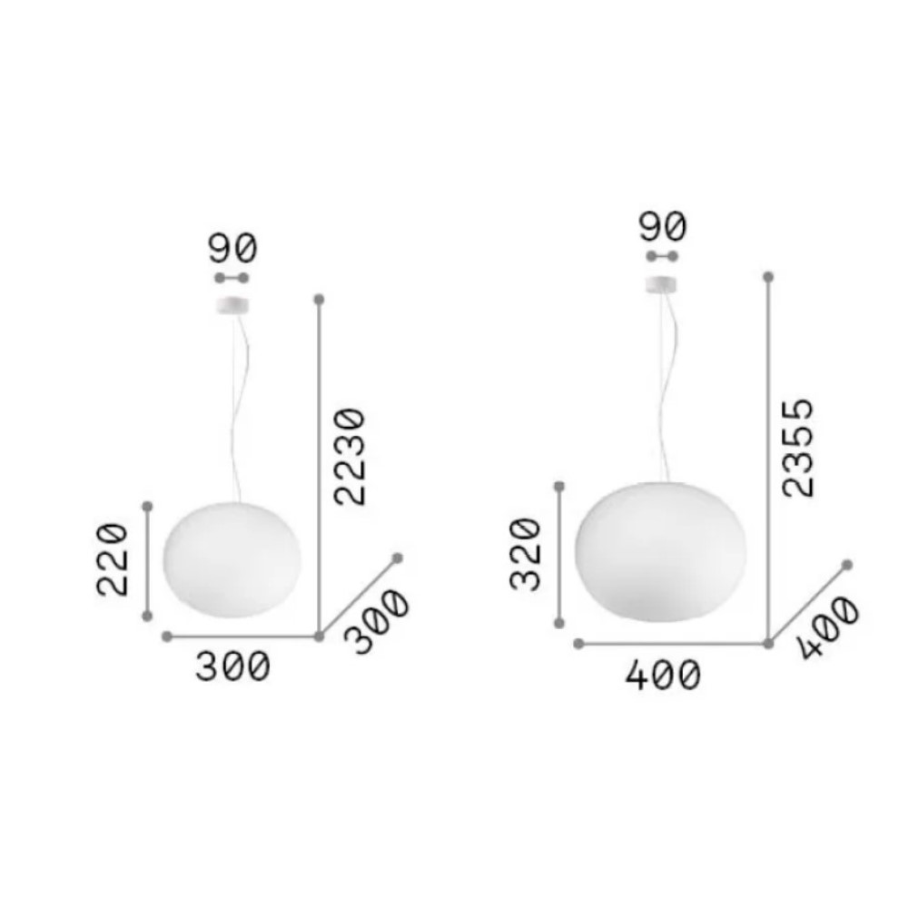 Cotton Suspension Lamp