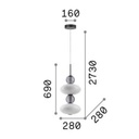 Lumiere 2 Suspension Lamp