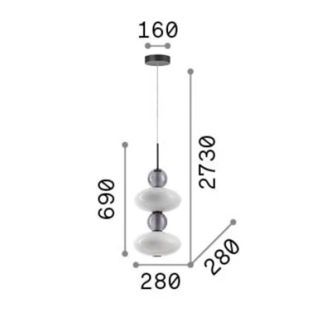 Lumiere 2 Suspension Lamp
