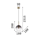 Empire Sphere Suspension Lamp