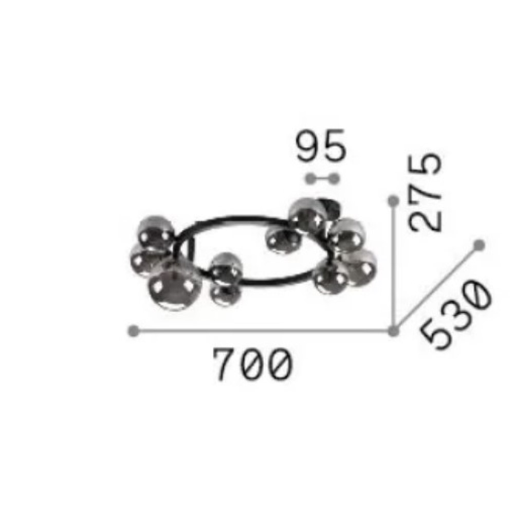 Perlage 10 Ceiling Light
