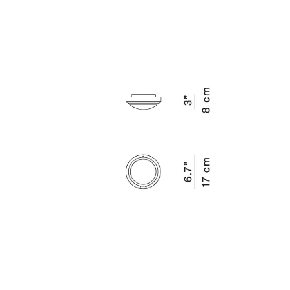 Metropoli E14 Outdoor Ceiling and Wall Light