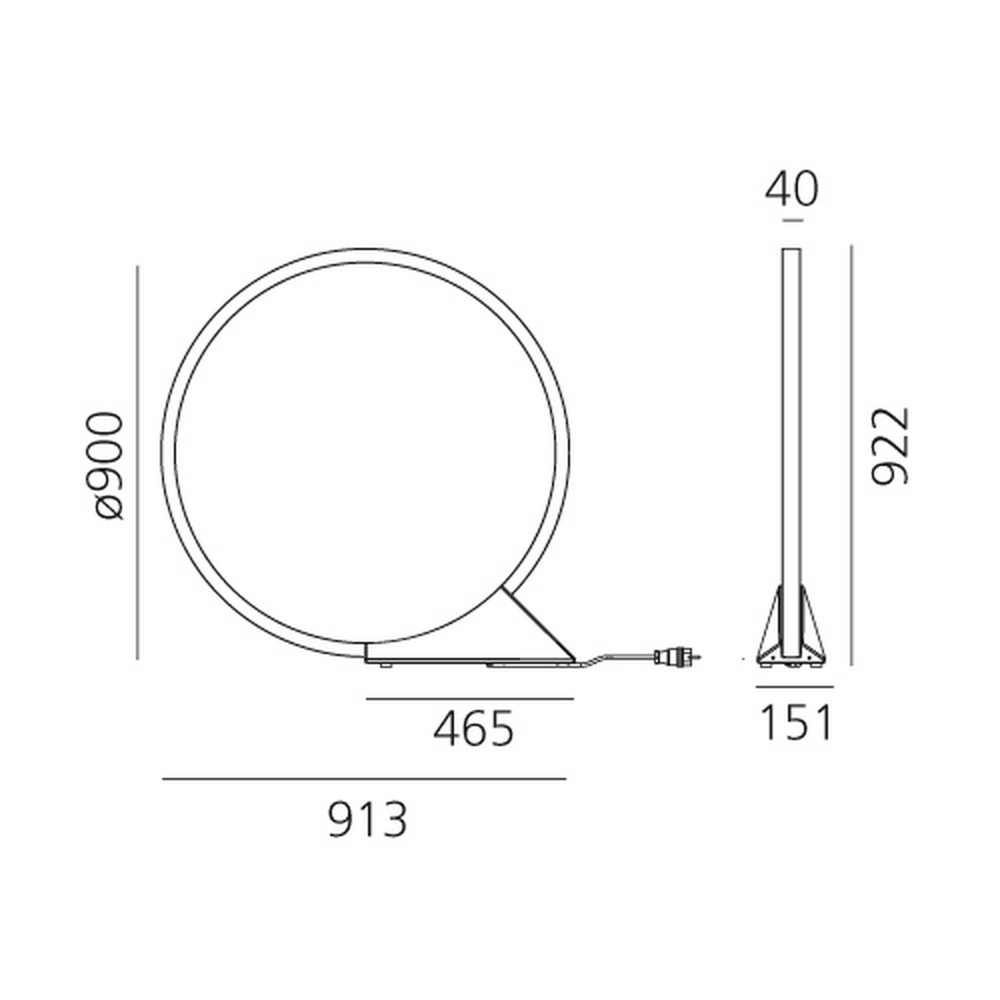 "O" Floor Light App Compatible