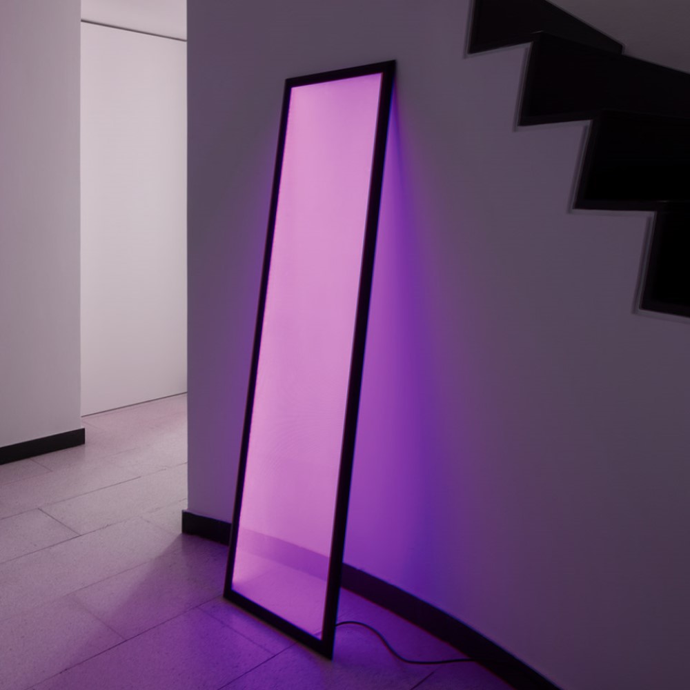 Discovery White Violet Floor Lamp