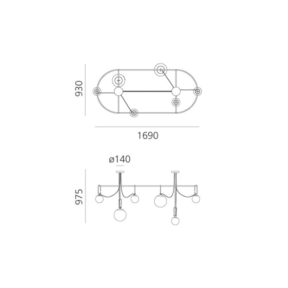 Nh S5 Elliptic Suspension Lamp