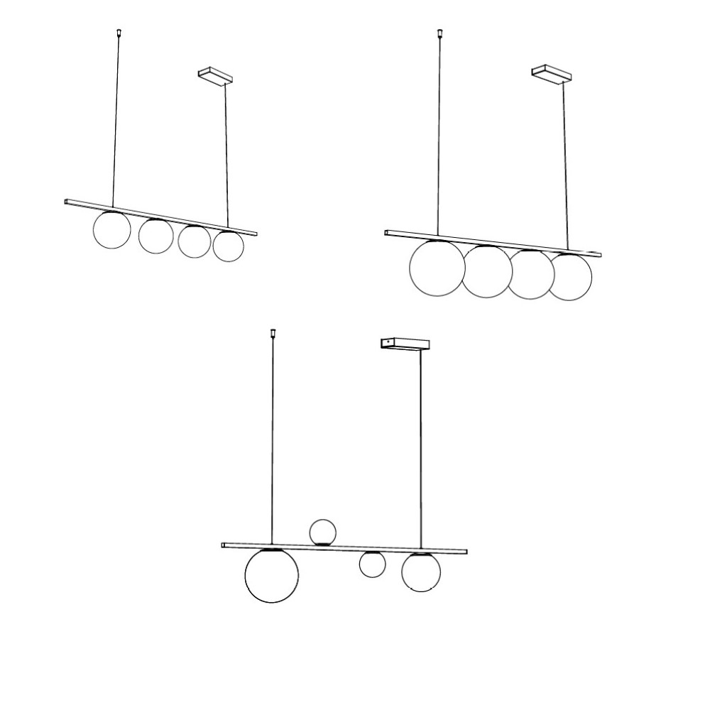 Bounce Lines Suspension Lamp
