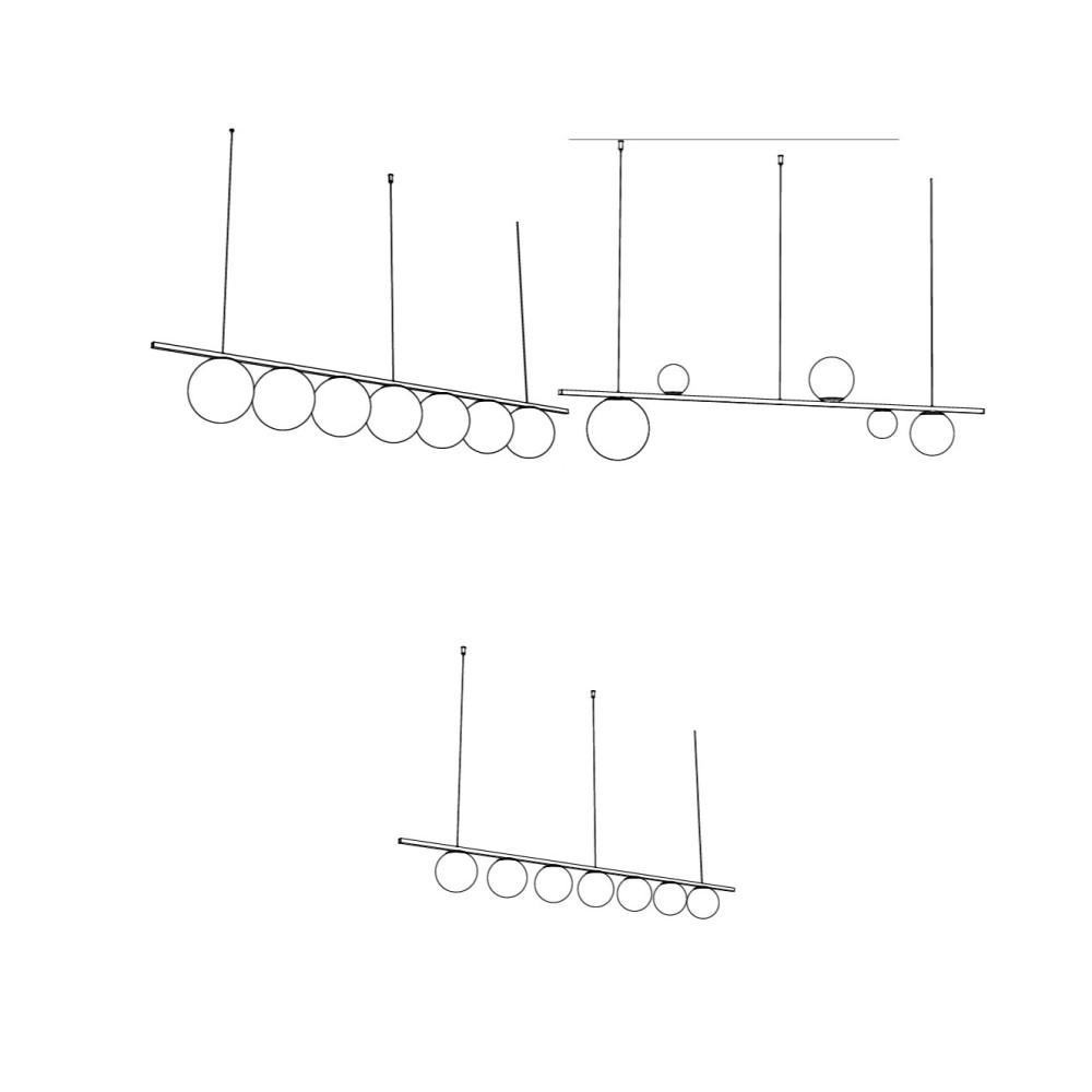 Bounce Lines Suspension Lamp