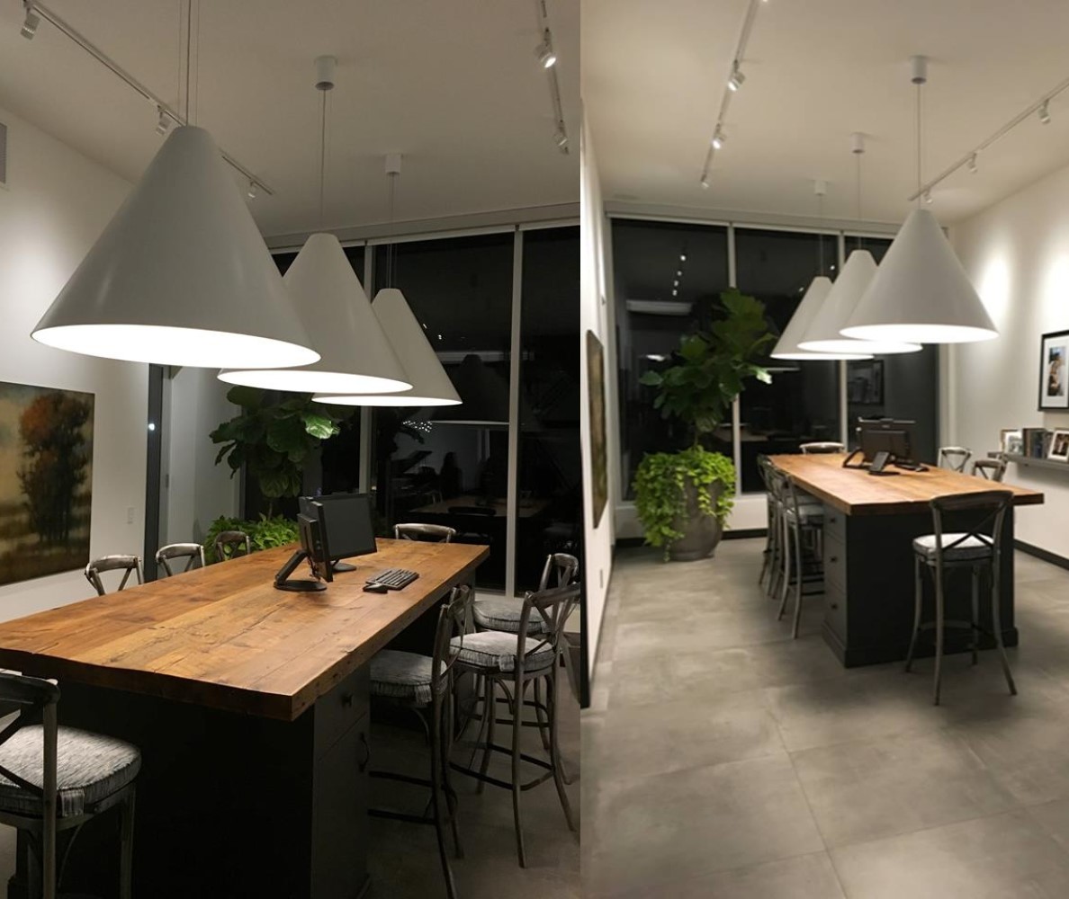 Cone Ceiling and Suspension Lamp