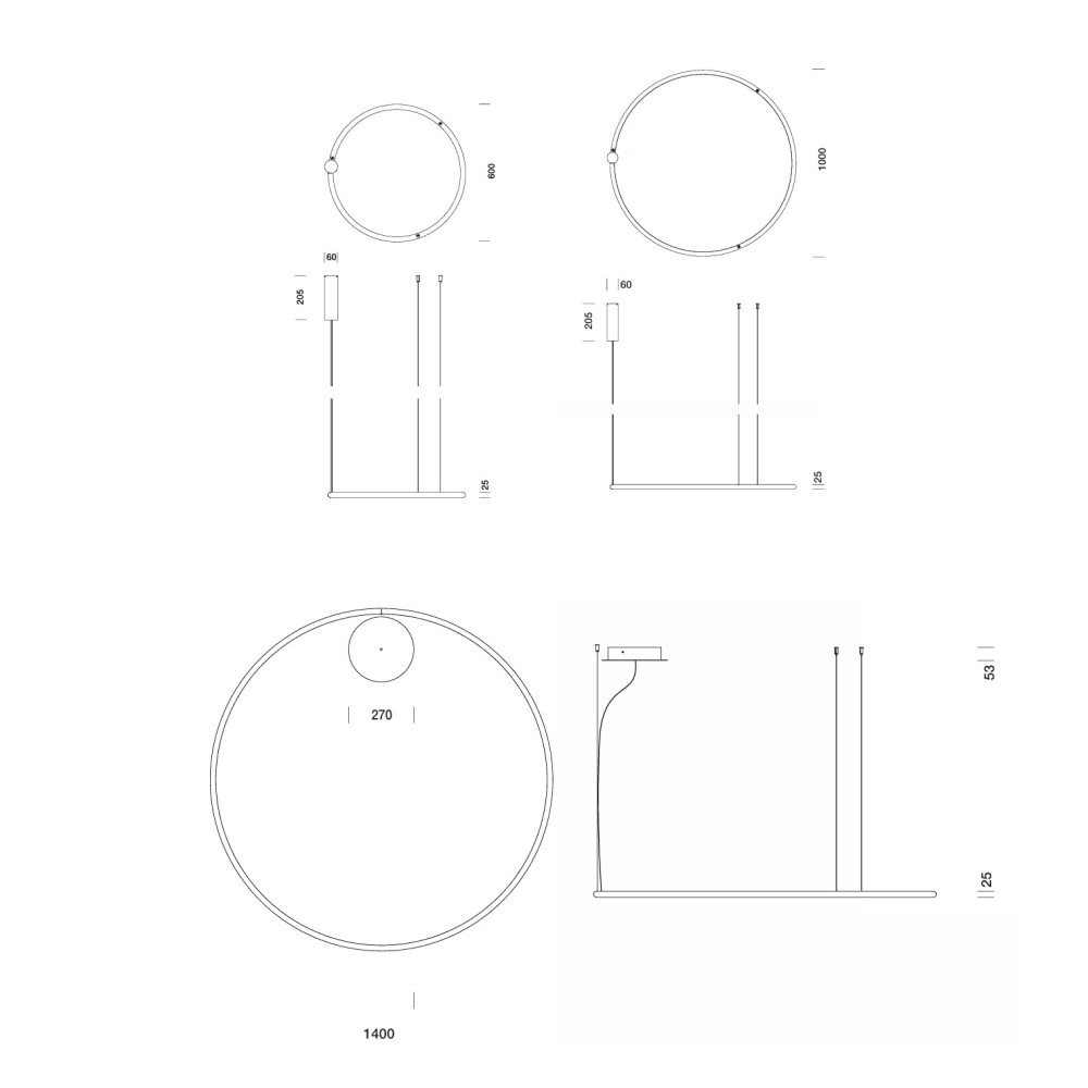 Hoola Suspension Lamp