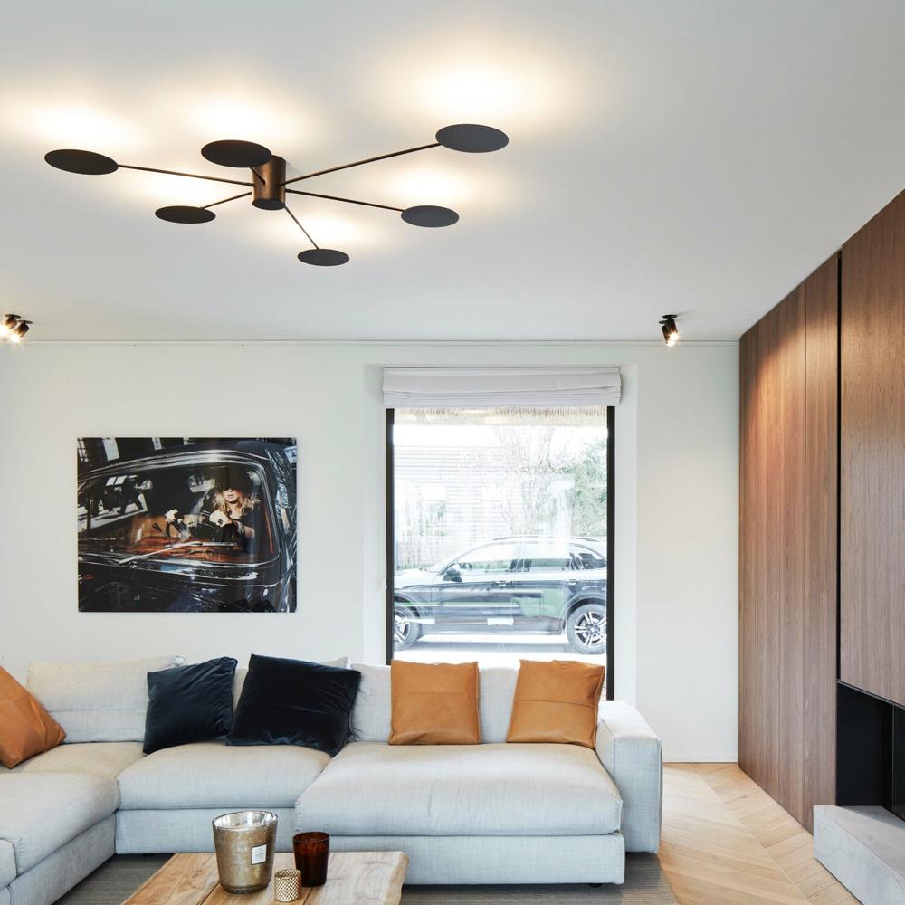 Round Control Ceiling and Wall Light
