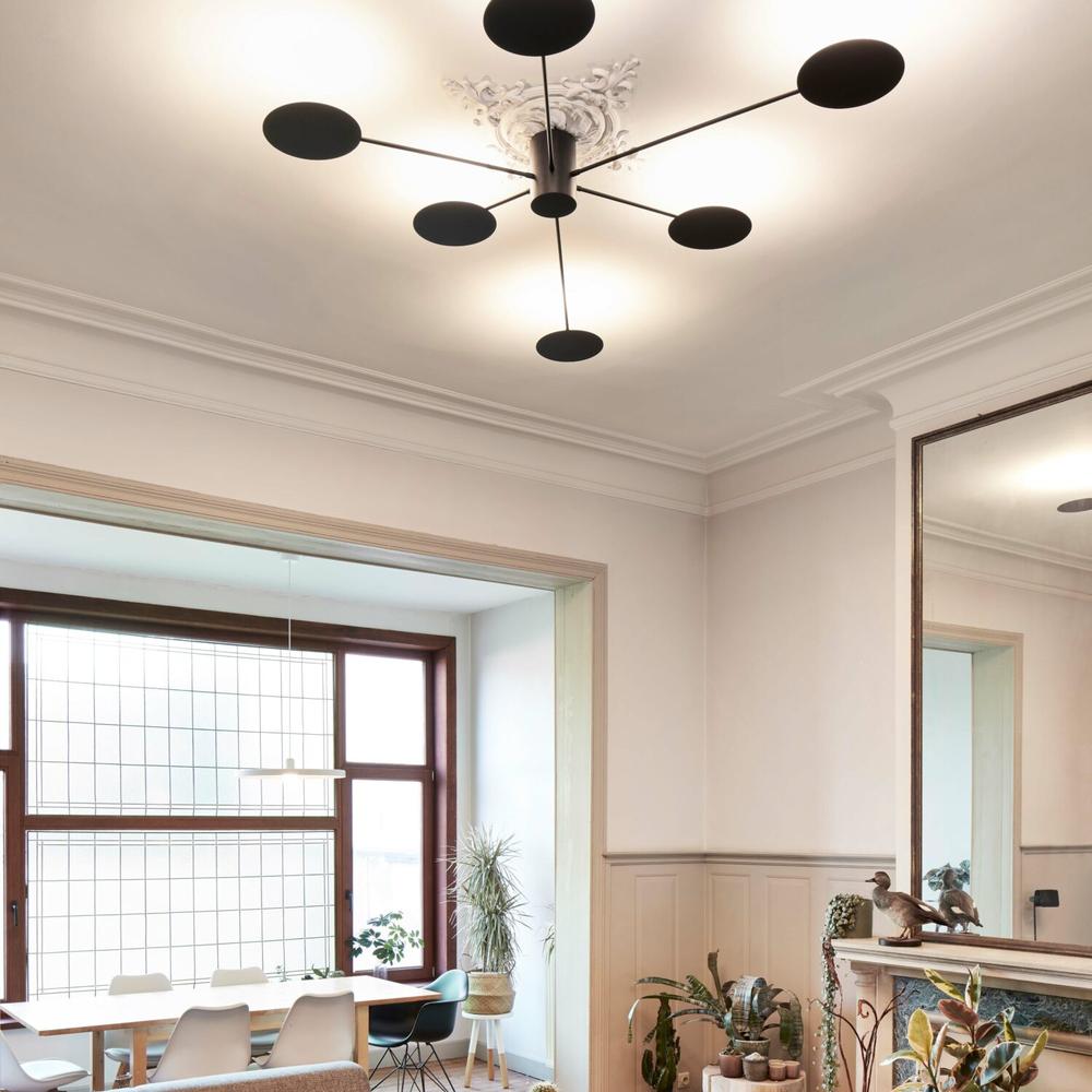 Round Control Ceiling and Wall Light