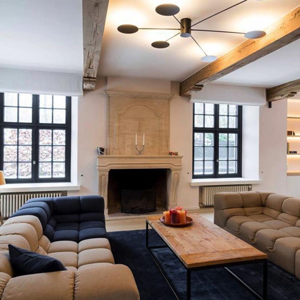 Round Control Ceiling and Wall Light