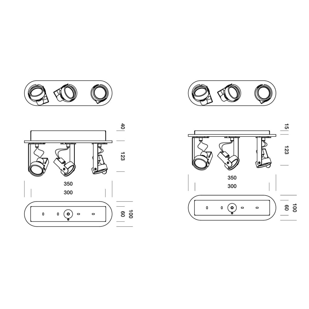 Bang 2-3-4-5 Ceiling Light