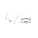 25° Ceiling Light