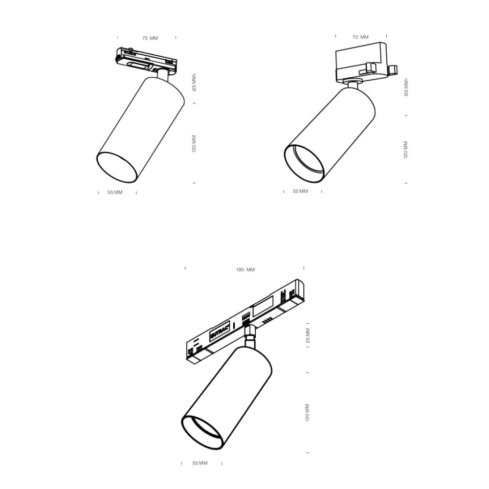 Victor Adaptor Track Light