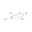 Ribelle IP65 1.0 Wall Light