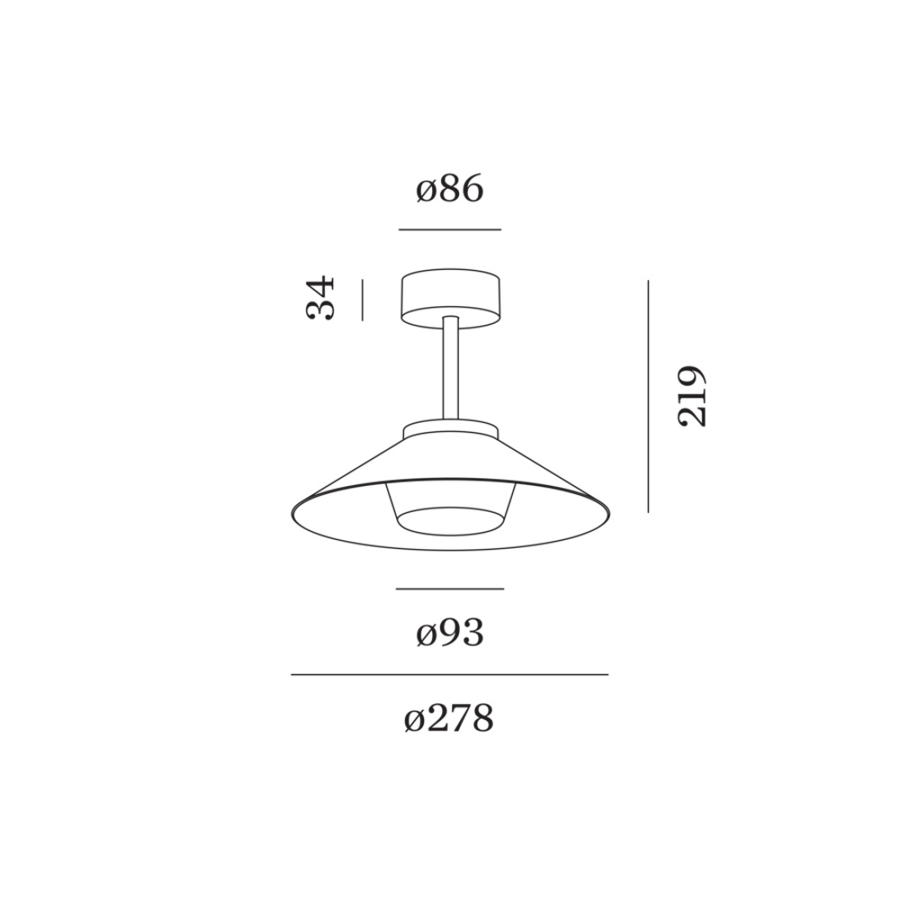 Tradora IP65 1.0 Outdoor Ceiling Light