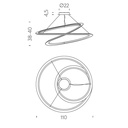 Kepler Uplight Suspension Lamp