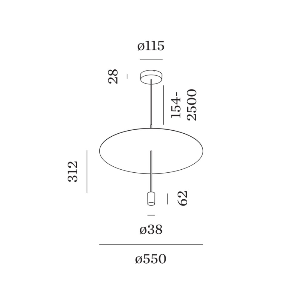 Shedda 1.0 Suspension Lamp
