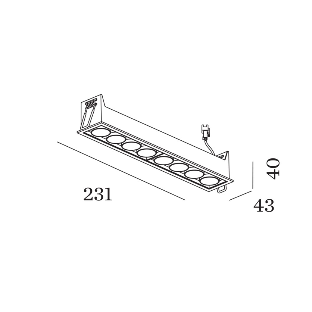 Linoo 8.0 Recessed Ceiling Light
