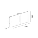 CG Square 2G Big Wall Light