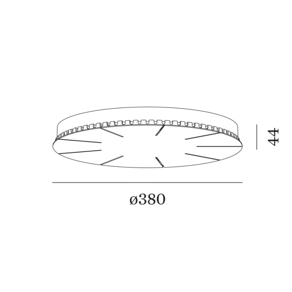 Multi chandelier 6 luminaires | narrow slots 6x175mA | phase-cut dim | incl. driver White