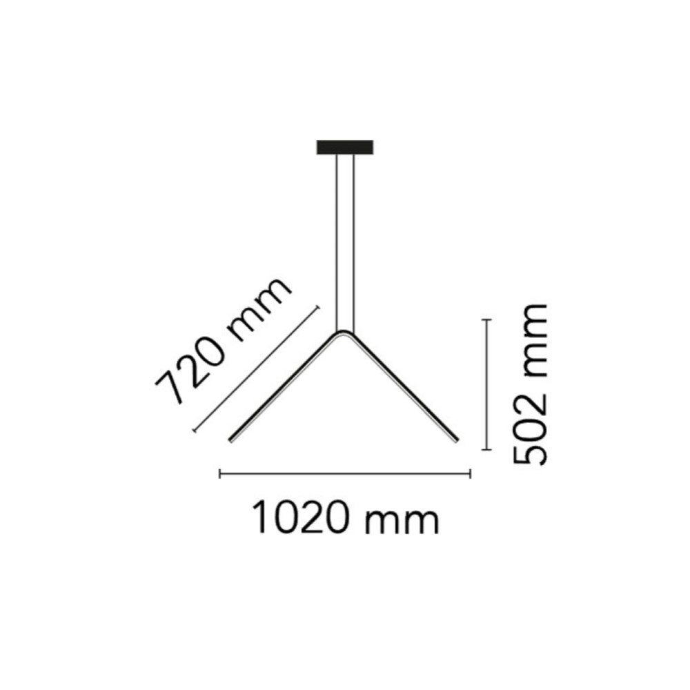 Arrangements Broken Line Suspension Lamp
