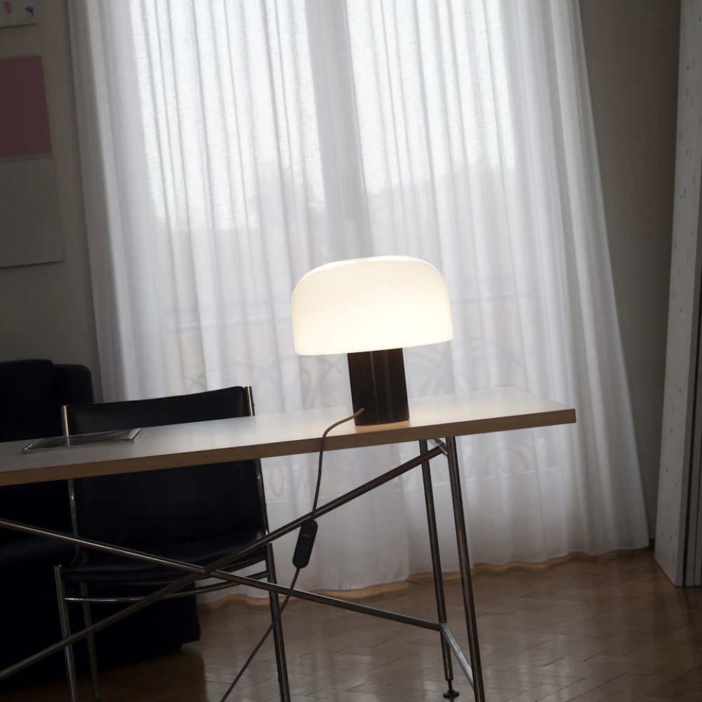 Bellhop Glass T Table Lamp