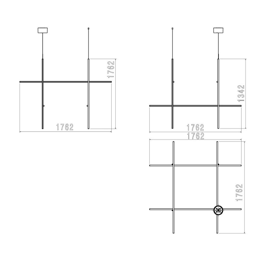 Coordinates Module Suspension Lamp