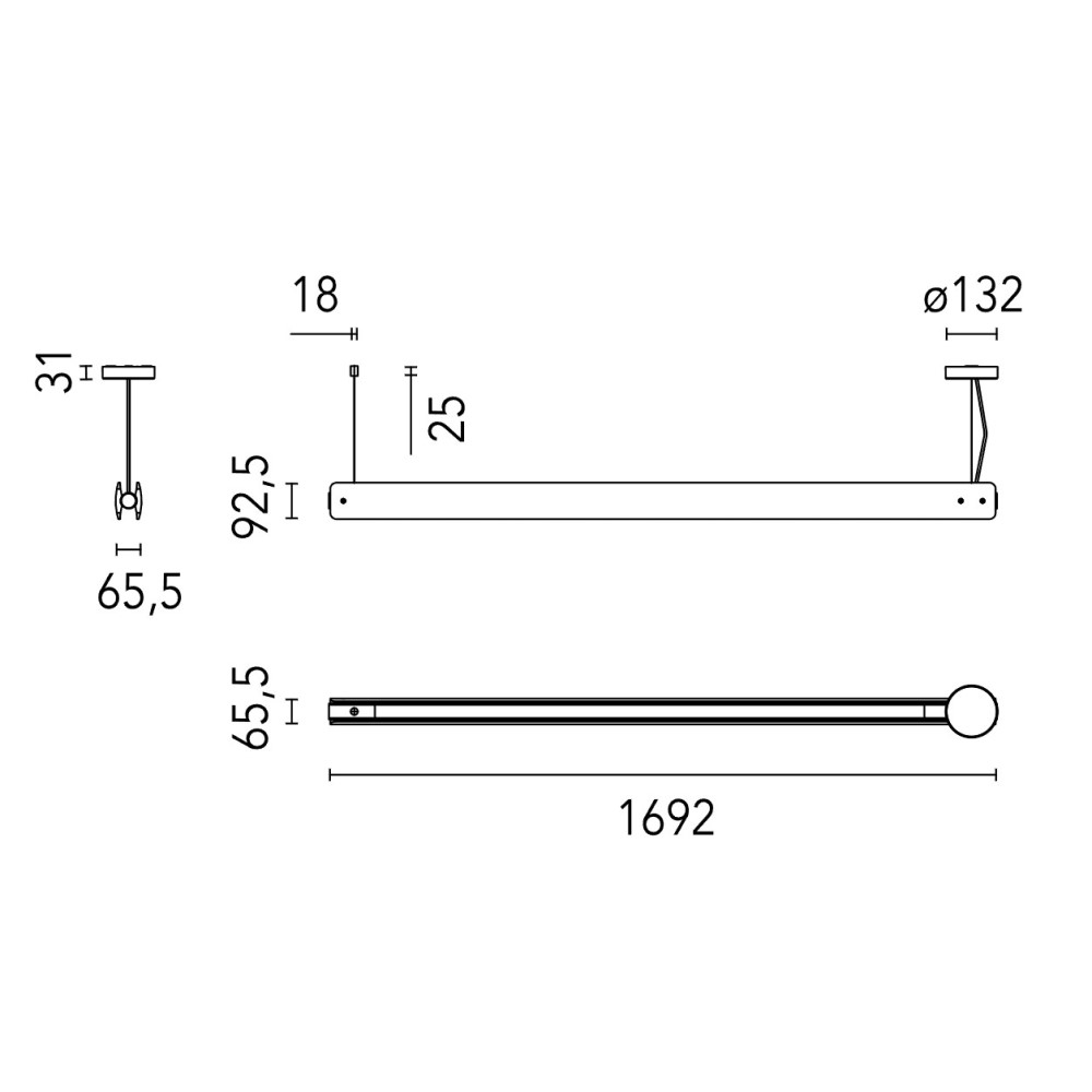Seki-Han Suspension Lamp