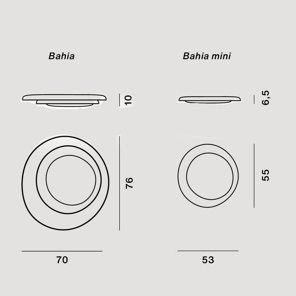 Bahia Wall and Ceiling Lamp