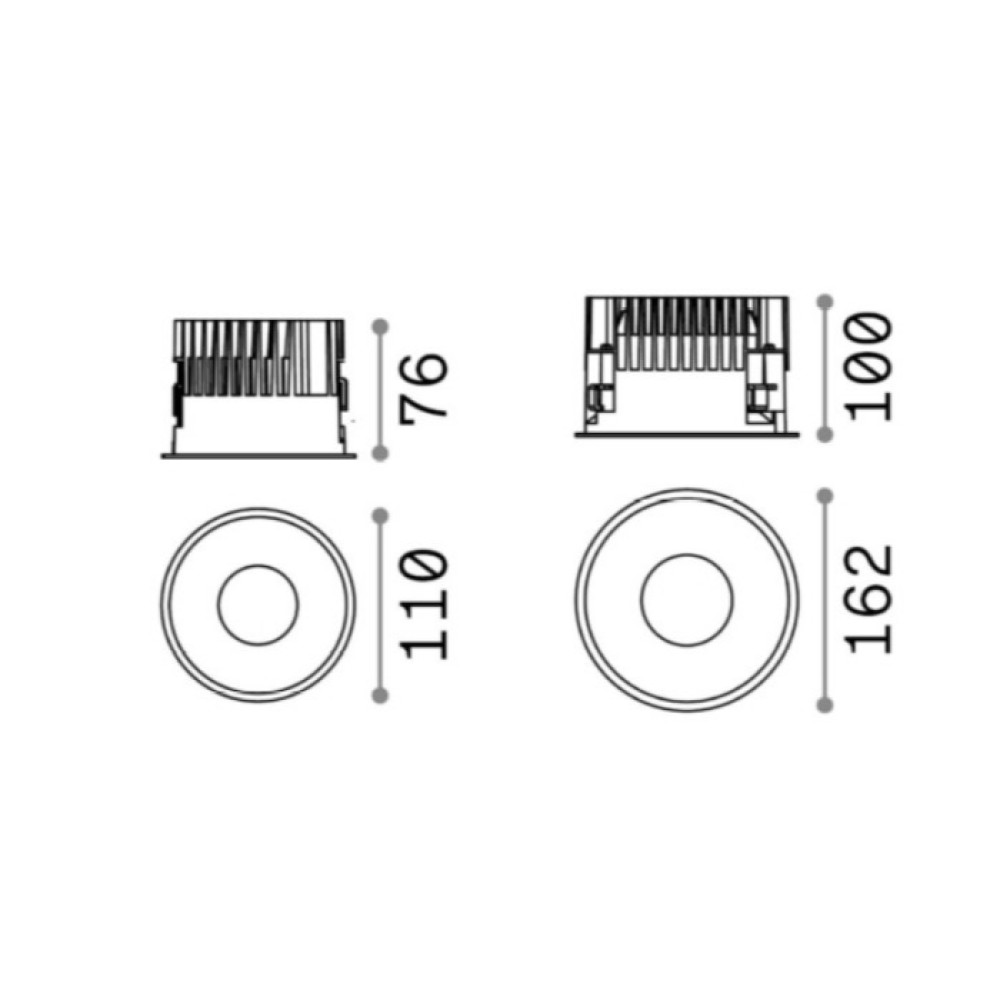 Off Recessed Ceiling Light