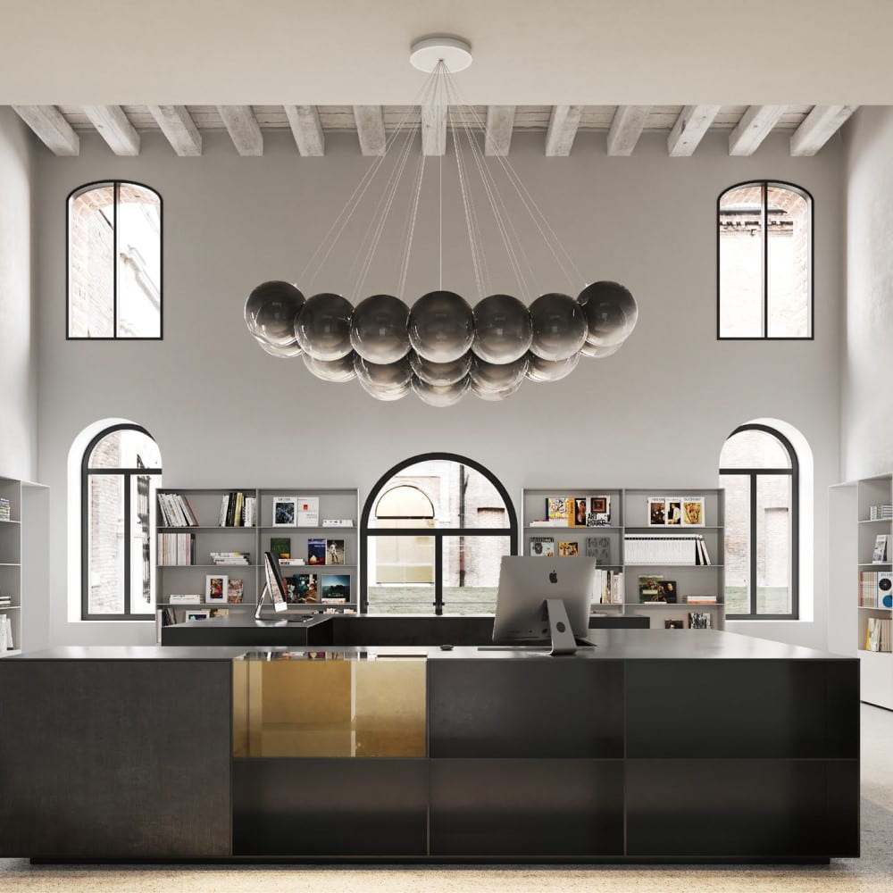 Random Cloud 7 Lights Ø28 Suspension Lamp