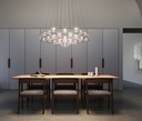 Random Cloud 7 Lights Ø28 Suspension Lamp