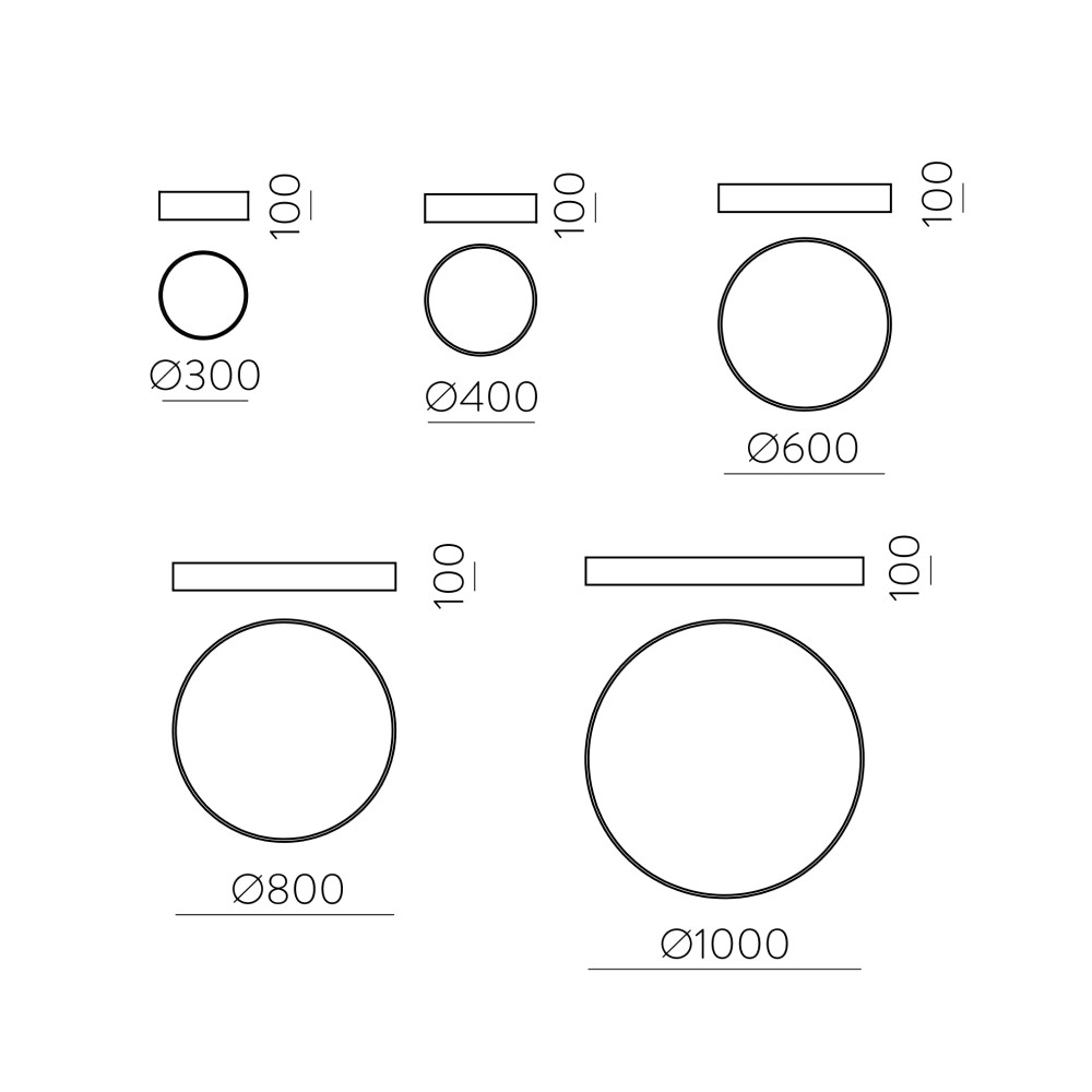 Isia Standard Ceiling Light