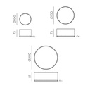 Alis Ceiling and Wall Light