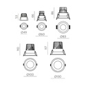 Kidal Recessed Ceiling Light