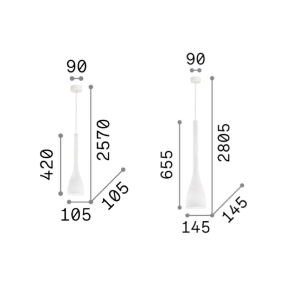 Flut Suspension Lamp